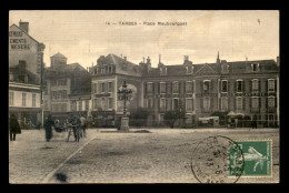 65 - TARBES - PLACE MAUBOURGUET - CARTE TOILEE - Tarbes