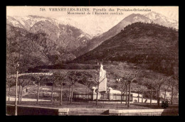 66 - VERNET-LES-BAINS - LE MONUMENT DE L'ENTENTE CORDIALE - Otros & Sin Clasificación