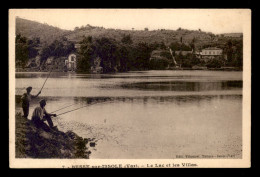 83 - BESSE-SUR-ISSOLE - PECHE A LA LIGNE DANS LE LAC ET LES VILLAS - Besse-sur-Issole