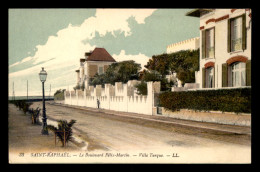 83 - ST-RAPHAEL - LE BOULEVARD FELIX-MARTIN - VILLA TURQUE - CARTE COLORISEE - Saint-Raphaël