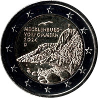 2024 ALLEMAGNE - 2 Euros Commémorative - Mecklembourg (lot 5 Ateliers) - Germany