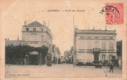 FRANCE - Auxerre - Porte Du Temple - Carte Postale Ancienne - Auxerre