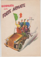 Giornata Delle Forze Armate. Cartolina Viaggiata 1954 - Patriotic