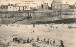 FRANCE - Saint Malo - Vue Sur Les Remparts à Bon Secours - Animé - Carte Postale Ancienne - Saint Malo