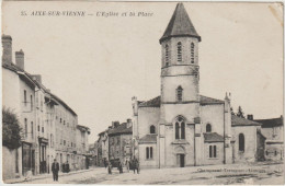 Aixe-sur-Vienne - L'Eglise Et La Place   - (G.2059) - Aixe Sur Vienne