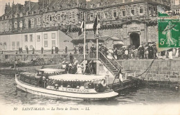 FRANCE - Saint Malo - Vue Générale De La Porte De Dinan - LL - Animé - Carte Postale Ancienne - Saint Malo