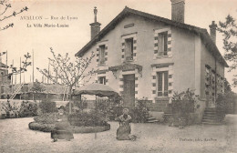 FRANCE - Avallon - Rue De Lyon - La Villa Marie-Louise - Carte Postale Ancienne - Avallon