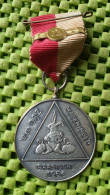Medaile : .W.S.V. D.J.Z Paastocht 1964 , Wageningen. . -  Original Foto  !!  Medallion  Dutch - Other & Unclassified