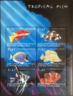 Grenada Grenadines 2000 Tropical Fish Sheetlet MNH - Fische