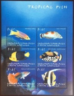 Grenada Grenadines 2000 Tropical Fish Sheetlet MNH - Fische