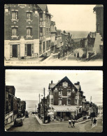 AULT - ONIVAL (80). Lot De 2 CP. La Potinière, Avenue Du Casino & Rue De La Plaine. - Onival