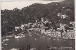 Portofino, L' Insenatura. Cartolina Viaggiata Franc. Asportato. - Genova (Genoa)