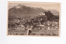 E6198) SALZBURG - Toille Ansicht Von Oben über Brücke Auf Stadt U. Festung Gesehen ALT ! - Salzburg Stadt