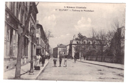 BELFORT - Faubourg De Montbéliard (carte Animée) - Belfort - Ville