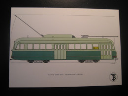 Tranvia Serie 1600 WASHINGTON 1962 Num. 65 Tram Tramway Postcard SPAIN Barcelona TB - Tramways