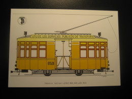 Tranvia SOFINA Serie 858/9 1923 Advertising Transporte Publico Tram Tramway Postcard SPAIN Barcelona TB - Tram