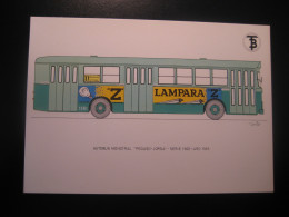 AUTOBUS Monotral PEGASO - JORSA 1965 Advertising LAMPARA Z Bus Coach Autobus Postcard SPAIN Barcelona TB - Busse & Reisebusse