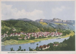 22101 - Bad Schandau Mit Schrammsteinen - Ca. 1935 - Bad Schandau