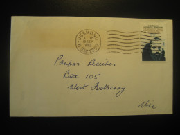 JESMOND 1983 Douglas Mawson Explorer Treaty Cancel Cover AAT Australian Antarctic Territory Antarctics Antarctica - Lettres & Documents