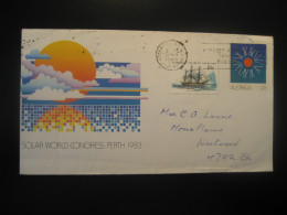 TOOWOMBA 1985 H. M. S. Challenger Ship Cancel Cover AAT Australian Antarctic Territory Antarctics Antarctica Australia - Covers & Documents