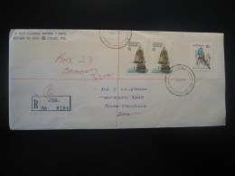 COLAC 1981 H. M. S. Resolution Ship Registered Cover AAT Australian Antarctic Territory Antarctiqu Antarctica Australia - Lettres & Documents