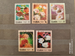 1988	Cuba	Flowers (F86) - Used Stamps