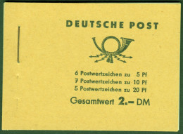 DDR 1960 Markenheftchen MH 3b-1 Mi 12,50 € In ** - Carnets