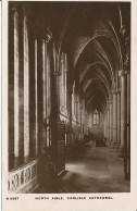 PC35762 North Aisle. Carlisle Cathedral. Kingsway. RP. 1909 - World