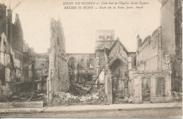 PC37763 Rheims In Ruins. South Side Of Saint James Church. L. Michaud. J. Bienai - World