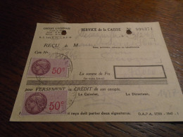1948 - AVEYRON Pour  Decazeville) Lettre De FACTURE  Avec  2 TP/ FISCAUX   N° 111   +3 Photos - Lettres & Documents