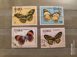 1989	Cuba	Butterflies (F86) - Used Stamps