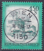 REPUBLIK ÖSTERREICH 1976 RETZ Cachet Wien Central - Oblitérés