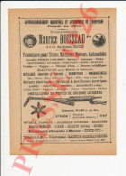 Publicité 1926 Maurice Boisseau Rue Colbert Troyes Postes De Soudure Autogène Chalumeau Picard 250/42 - Sin Clasificación