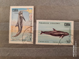 1984	Cuba	Fishes (F86) - Used Stamps