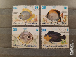 1985	Cuba	Fishes (F86) - Used Stamps