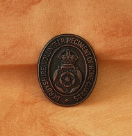 Insigne De Casquette Du Régiment De Volontaires Du Derbyshire Ww2 - 1939-45