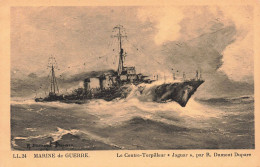 TRANSPORTS - Marine De Guerre - Le Contre Torpilleur "Jaguar" Par R.Dumont Dupare - Carte Postale Ancienne - Krieg