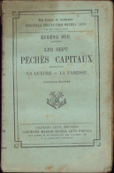 Les Sept Péchés Capitaux La Luxure La Paresse Par Eugen Sue 1887 C4120N - Oude Boeken