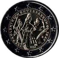 2024 ALLEMAGNE - 2 Euros Commémorative - Constitution De Francfort (lot 5 Ateliers) - Germania