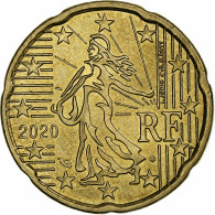 France, 20 Euro Cent, 2020, Paris, Laiton, SUP, KM:255 - France