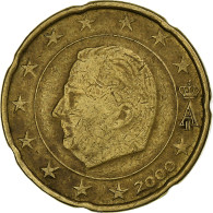 Belgique, Albert II, 20 Euro Cent, 2000, Bruxelles, TTB, Laiton, KM:228 - Belgio