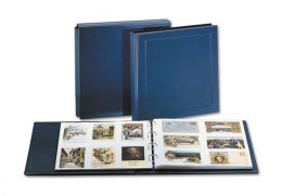 Safe Postkarten-Album Blau "Yokama" Mit 8 Weißen Blättern Nr. 6002 Neu (8023 - Encuadernaciones Y Hojas