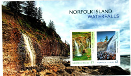 Norfolk Island 2017 Island Waterfall,Miniature Sheet,Mint Never Hinged - Norfolk Island