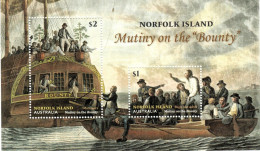 Norfolk Island 2017 Mutiny On Bounty,Miniature Sheet,Mint Never Hinged - Ile Norfolk