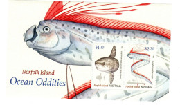 Norfolk Island ASC 1284MS 2020 Ocean Oddities, Mini Sheet,mint Never Hinged - Norfolk Island