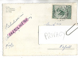 Storia Postale Repubblica Italiana Francobollo Isolato Su Cartolina Lire 10 Censimento Industriale Commerciale Del 1951 - 1946-60: Marcophilie