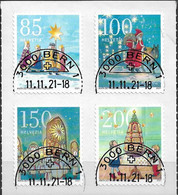 2021 Schweiz Mi. 2740-3 FD-used   Weihnachten - Oblitérés