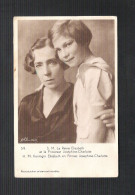 H.M. KONINGIN ELISABETH EN PRINSES JOSEPHINE-CHARLOTTE  (7243) - Familles Royales
