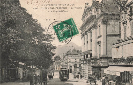 FRANCE - Clermont Ferrand - Le Théâtre Et Le Puy De Dôme - Carte Postale Ancienne - Clermont Ferrand