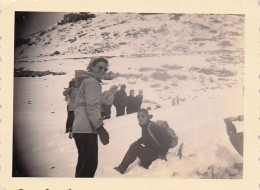 ALPES SESTRIERES 1953 ALPINISME  PHOTO ORIGINALE  9 X 6 CM - Places